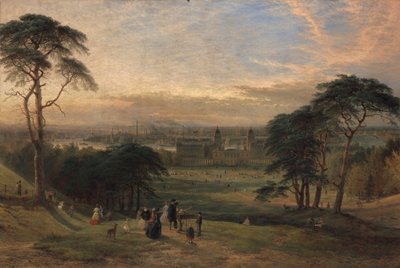 Londres de Greenwich Hill [1869, Royal Academy of Arts, Londres, catálogo da exposição] de Henry Dawson