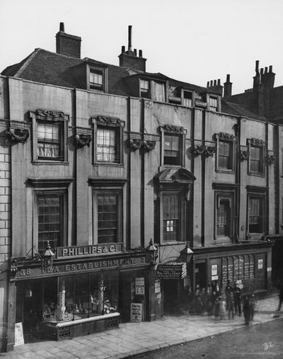 Shaftesbury House, Rua Aldersgate, c.1880 de Henry Dixon