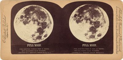 "Lua Cheia", 1860 (foto) de Henry Draper