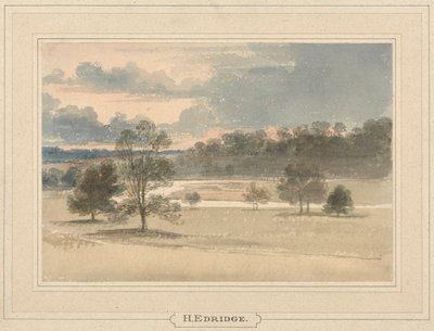Um rio sinuoso de Henry Edridge