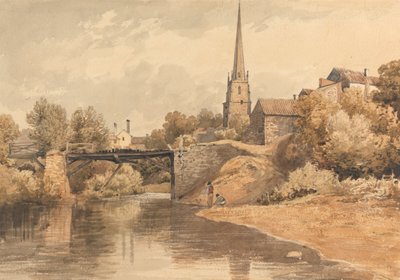 Sobre o Monnow, Monmouth de Henry Edridge