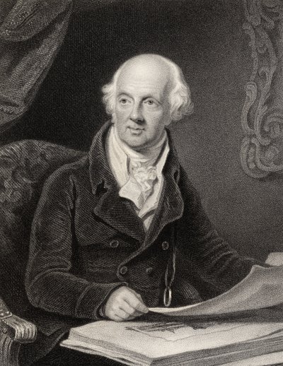 Sir Abraham Hume, 2º Baronete, gravado por J.Jenkins, da National Portrait Gallery, volume II, publicado em 1835 de Henry Edridge