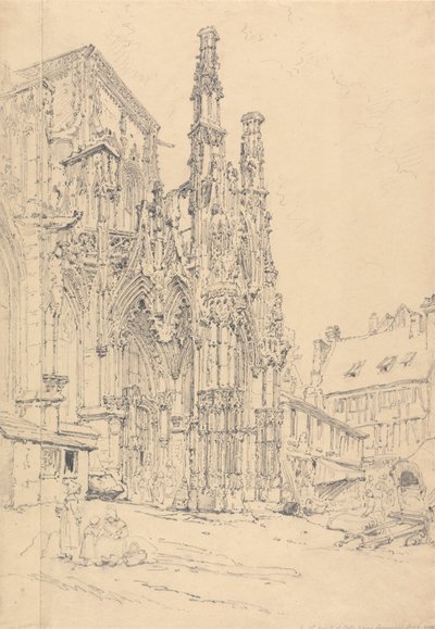 Pórtico Sul de Notre Dame, Louviers de Henry Edridge