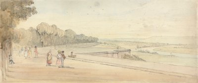 Terraço em St. Germain-en-Laye de Henry Edridge