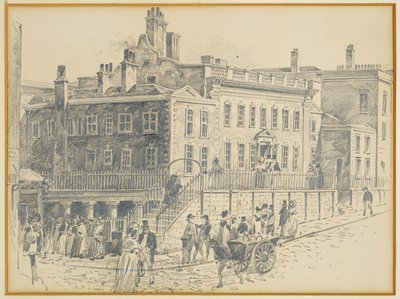 Casa do Dr. White, King Street (a partir de uma gravura de Ralston) de Henry Edward Tidmarsh