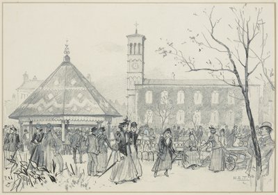 Sábado à tarde em Ardwick Green de Henry Edward Tidmarsh