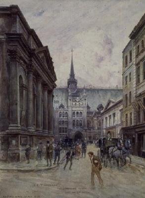 Judeu de São Lourenço e o Guildhall de Henry Edward Tidmarsh