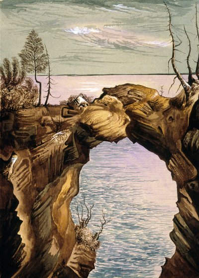 Paisagem (wc no papel) de Henry Francis Ainslie
