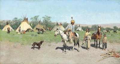 Em Pastos Novo, 1895 de Henry Francois Farny