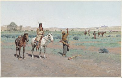 Sinal da paz, 1898 de Henry Francois Farny