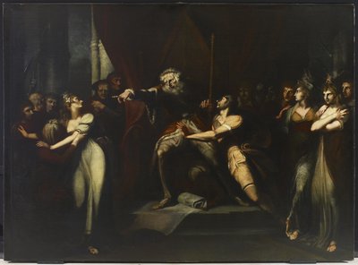 Lear Banishing Cordelia, c.1784-90 de Johann Heinrich Füssli