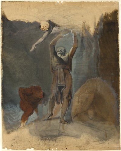 Próspero, Miranda, Caliban e Ariel de Johann Heinrich Füssli