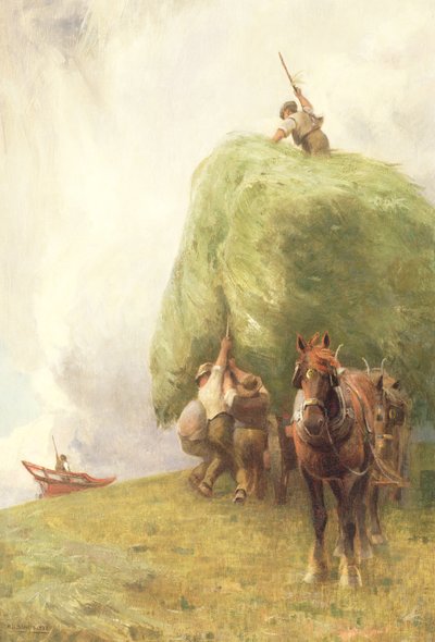 Roping the Wagon, 1897 de Henry H. Sands