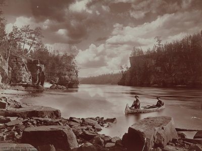 Lower Jaws, Dells of the Wisconsin, 1903 (foto) de Henry Hamilton Bennett