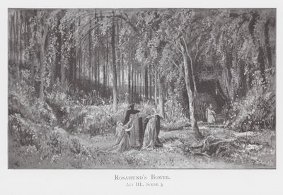 O caramanchão de Rosamund (litografia) de Henry Hawes Craven Green