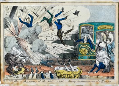 Os prazeres da estrada de ferro. Mostrando a Inconveniência de uma Explosão de Henry Heath
