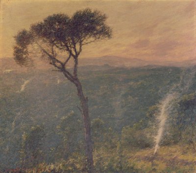 Um vale da Ligúria, c.1910 (óleo sobre tela) de Henry Herbert La Thangue