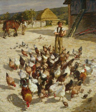 Uma quinta em Sussex de Henry Herbert La Thangue