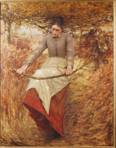 Uma manhã de outono de Henry Herbert La Thangue