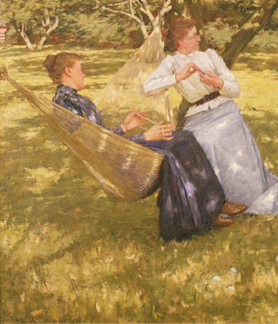 No pomar, 1893 de Henry Herbert La Thangue
