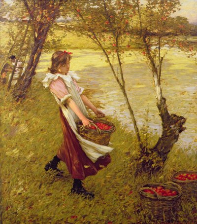 No pomar, Haylands, Graffham de Henry Herbert La Thangue
