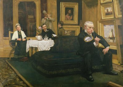 O conhecedor, 1887 de Henry Herbert La Thangue