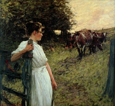 A filha do fazendeiro, de 1890 de Henry Herbert La Thangue