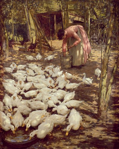 A pequena holding, 1896 de Henry Herbert La Thangue
