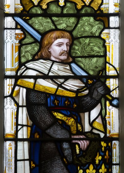 Cambridge, Trinity College, Heaton Butler e Bayne, Henry Holiday, Ludovicus, 1870, adaptado de Carl Almquist de Henry Holiday