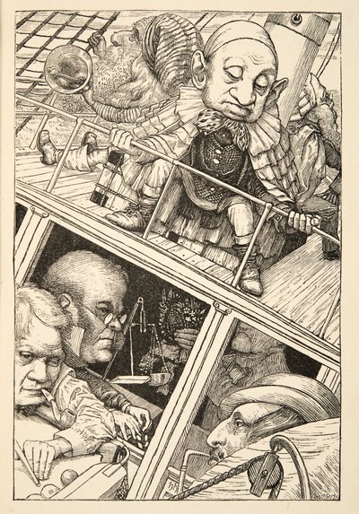 Ele havia esquecido completamente seu nome &39;, de A Caça do Snark, uma Agonia em Oito Seis, de Lewis Carroll, pub. 1876 de Henry Holiday
