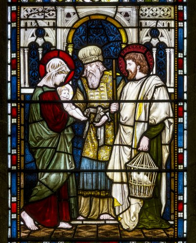 Kirkstall, St Stephen, Heaton Butler e Bayne, Henry Holiday, a apresentação, c.1870 de Henry Holiday