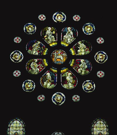 Rosácea (vitral) de Henry Holiday