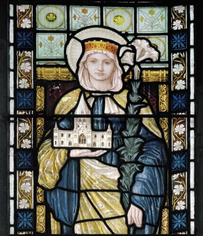 St Frideswide, c.1872 (vidro manchado) de Henry Holiday