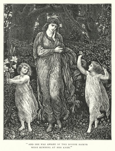 Os Bonnie Bairns (gravura) de Henry Holiday