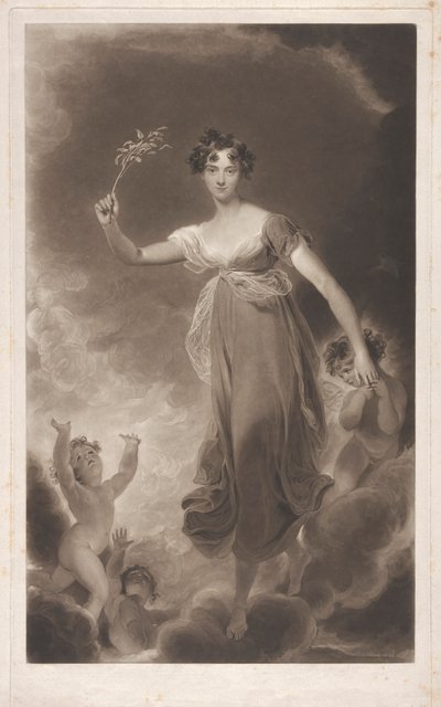 Lady Leicester como Esperança de Henry Hoppner Meyer