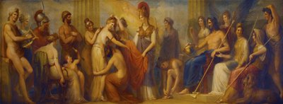 &39;Pandora, a quem os deuses reunidos, dotaram com todos os seus dons ...&39;, 1834 (óleo no painel de mogno) de Henry Howard