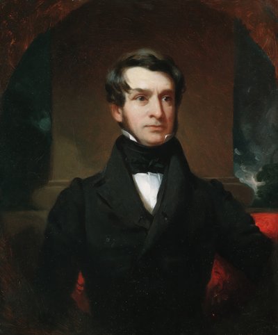 Um cavalheiro da família Wilkes, ca. 1838-40. de Henry Inman