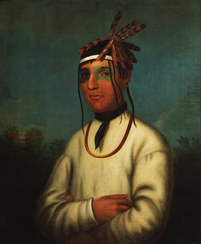 Caa-Tou-See (Chippewa) 1831 (Óleo sobre tela) de Henry Inman
