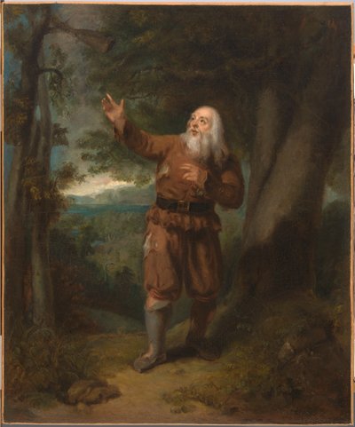 Sr. Hackett, no Personagem de Rip Van Winkle, c. 1832. de Henry Inman