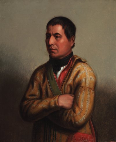 Seminole não identificado 1831 (Óleo sobre tela) de Henry Inman