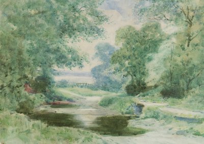 Um Ford, c.1910 (aguarela sobre papel) de Henry John Sylvester Stannard