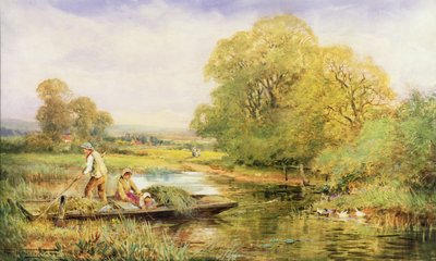 Balsa no Avon (aquarela) de Henry John Sylvester Stannard