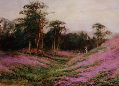 Perto do Campo Romanos, Sheringham, Norfolk (aguarela sobre papel) de Henry John Sylvester Stannard