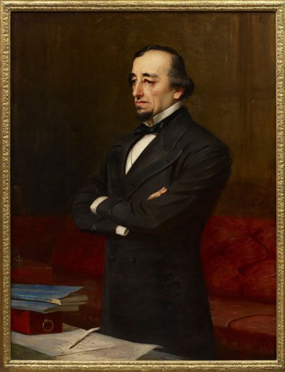 Realismo : Retrato de Benjamin Disraeli de Henry Jr. Weigall
