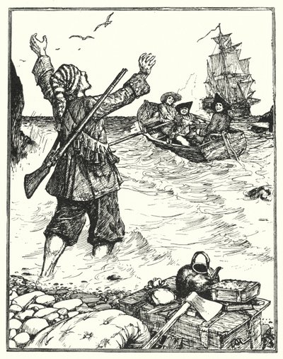 Alexander Selkirk (litho) de Henry Justice Ford