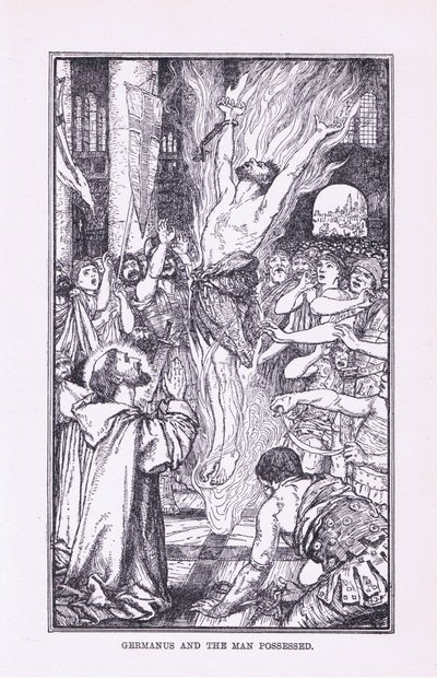 Germanus e o homem possuídos, 1912 de Henry Justice Ford