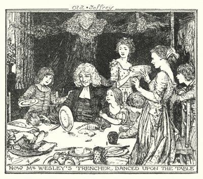 Como a vala do Sr. Wesley dançou sobre a mesa (litho) de Henry Justice Ford