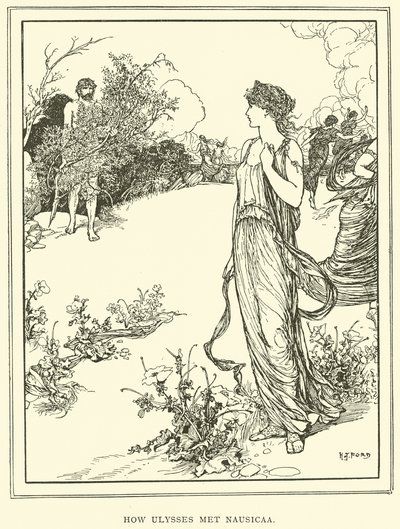 Como Ulysses conheceu Nausicaa de Henry Justice Ford