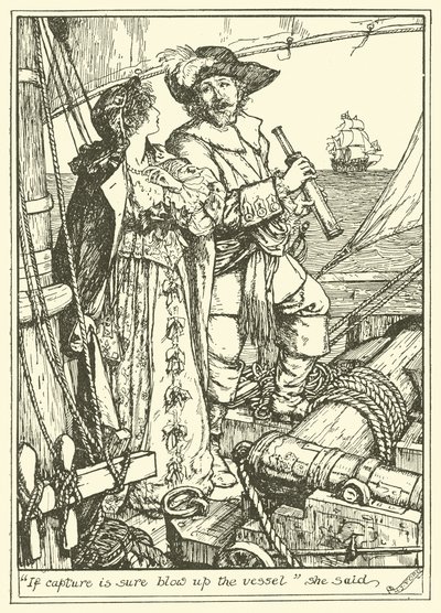 "Se a Captura é certa Explodir o Vaso" disse ela (gravura) de Henry Justice Ford