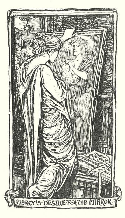 Ilustração para O Progresso do Peregrino de John Bunyan (litografia) de Henry Justice Ford